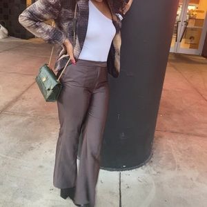 Earth toned blazer with matching trousers